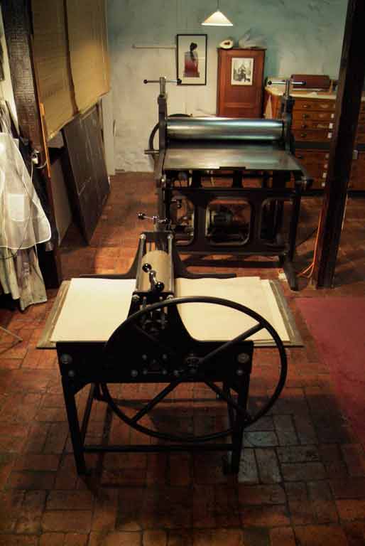 Interior of the Baldessin Press
