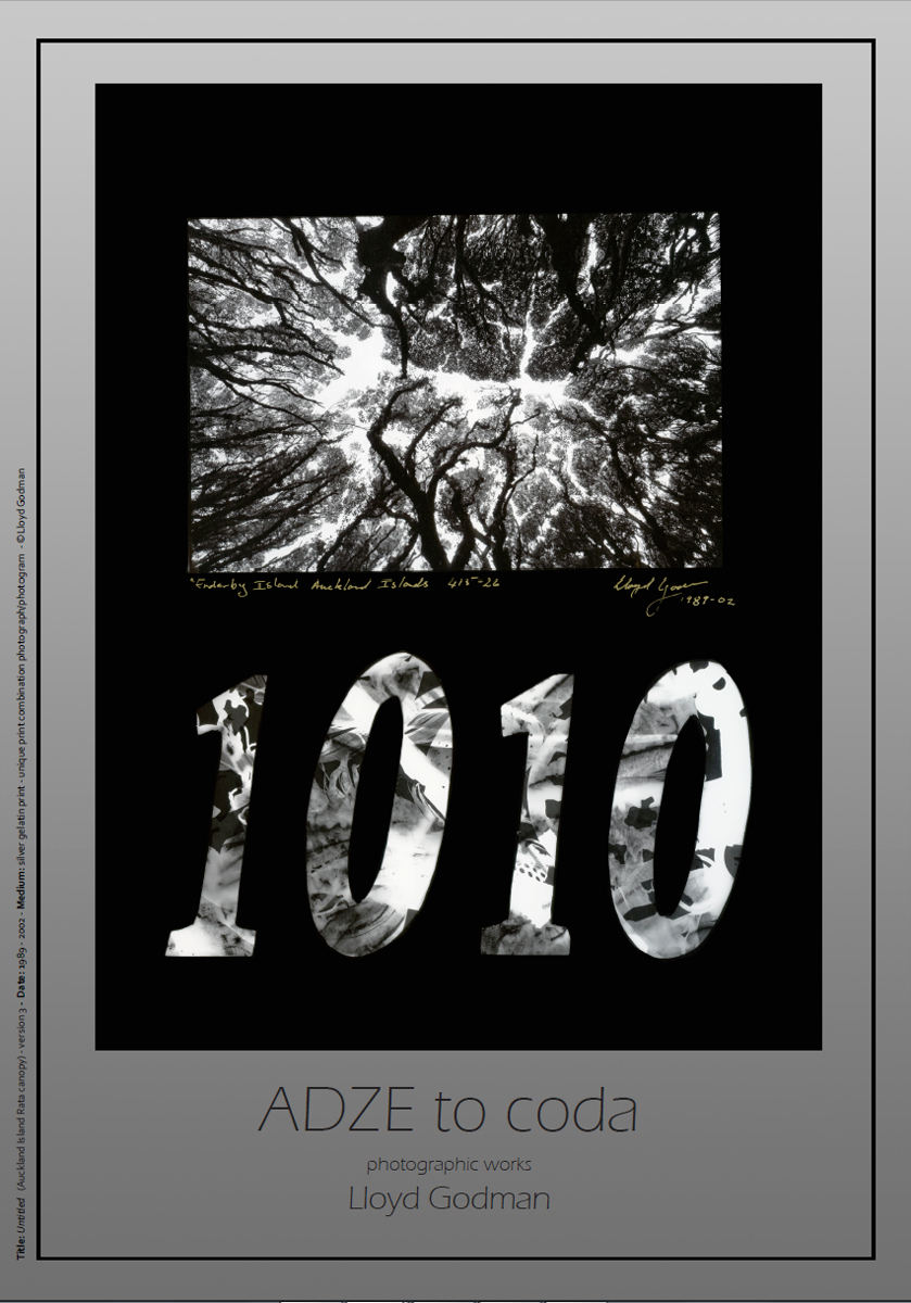 Art Poster adze to coda, lloyd godman
