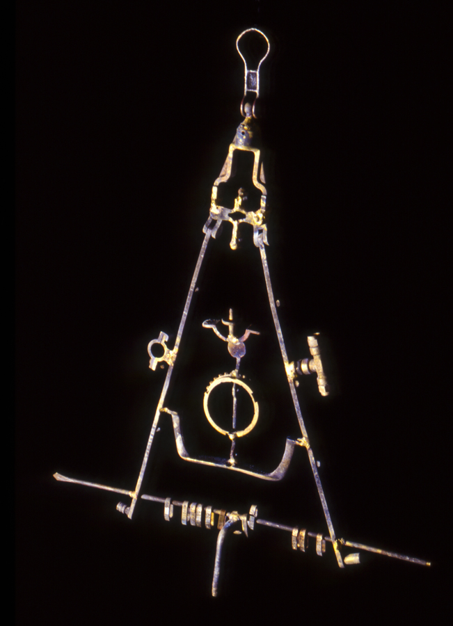 Fill conductive Artifact IV 1993 - Constructed Found Objects - Brass - from Death of a River - Lake Fill Series - Lloyd Godman
