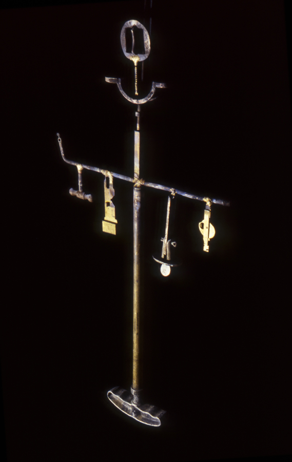 Fill conductive Artifact VI1993 - Constructed Found Objects - Brass - from Death of a River - Lake Fill Series - Lloyd Godman