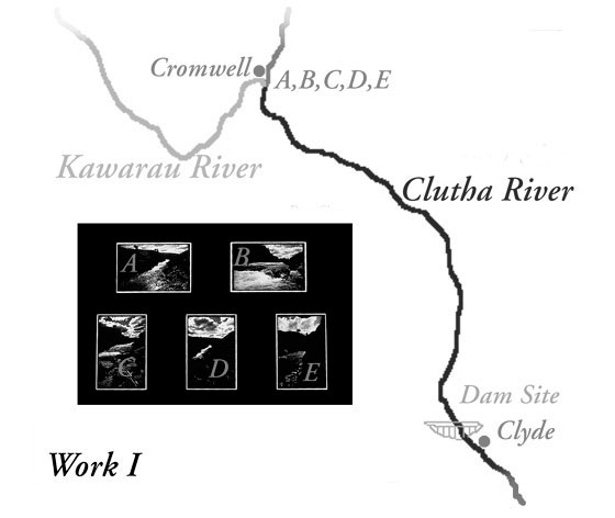 map of the clutha river
