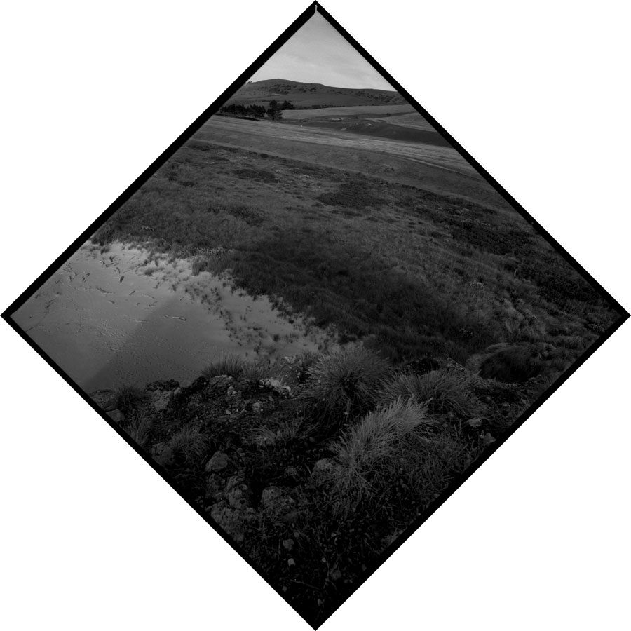 Shadow on the land, Chrystalls Beach, Dunedin