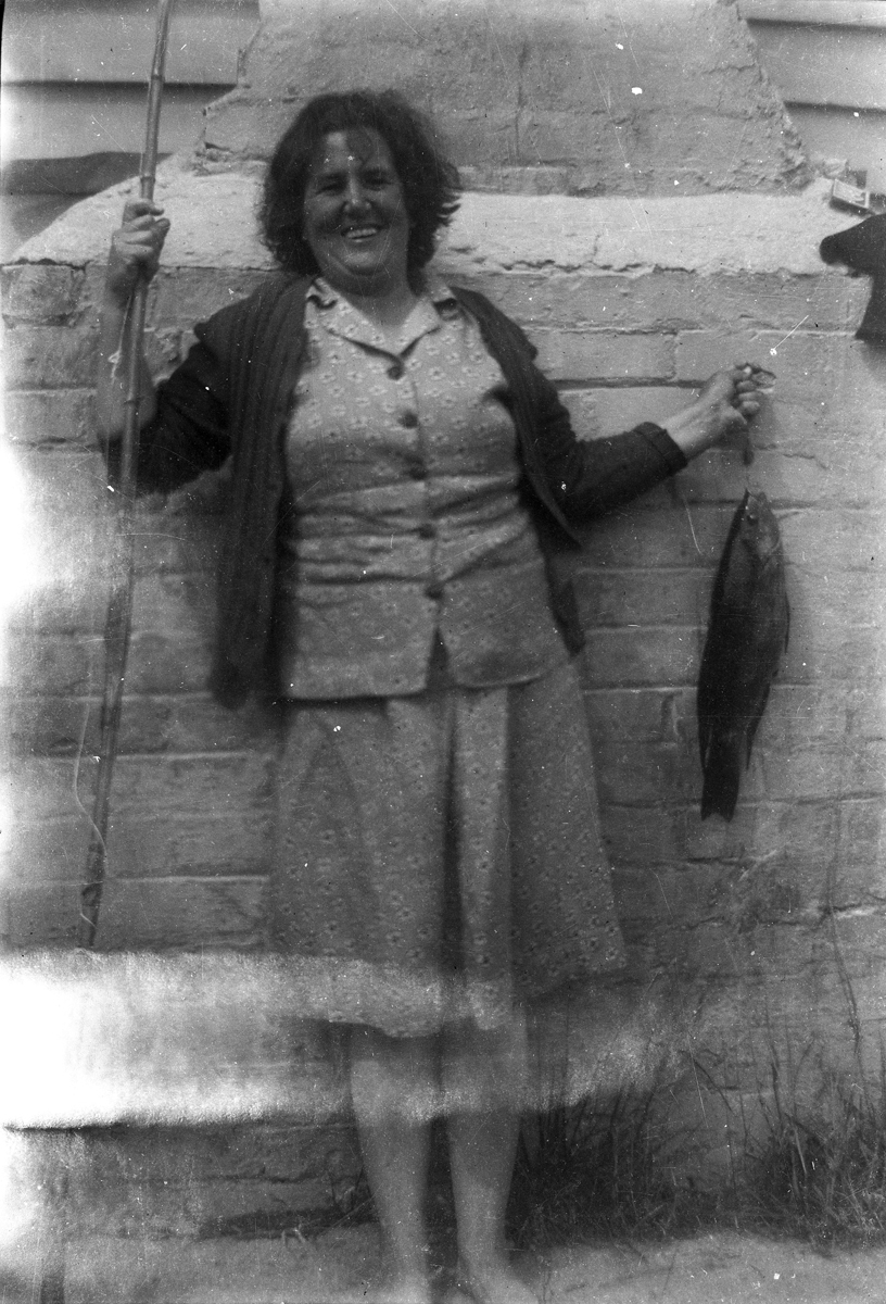Rachel Kindley - after a days fishing, Shag Point