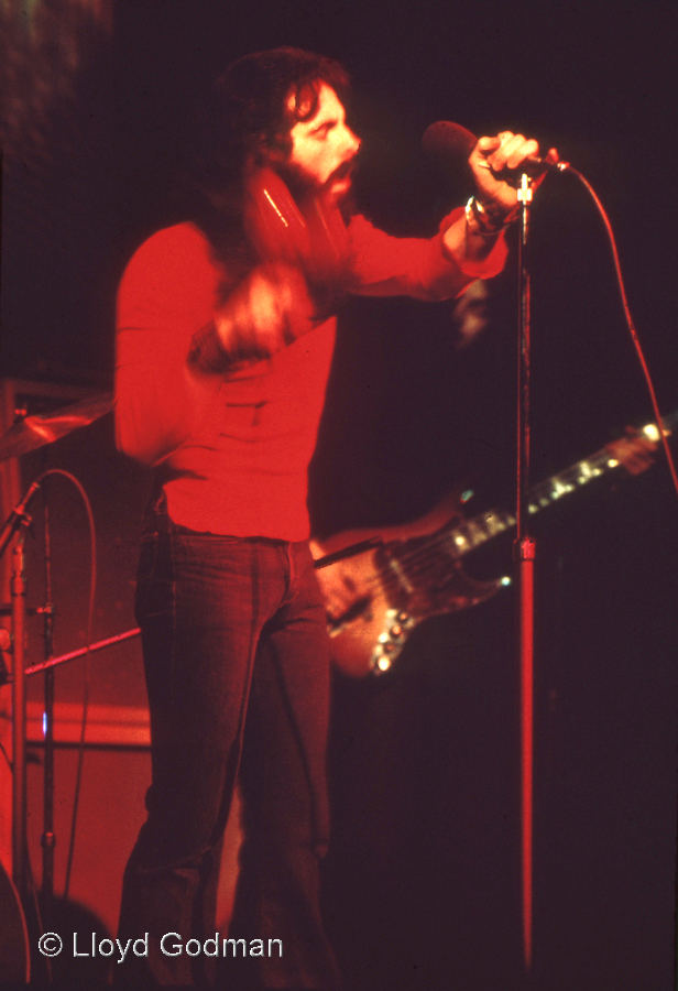 Trevor Tombleson, of Ticket, New Zealand's ultimate acid band, Wellington, 1970s - photograph Lloyd Godman