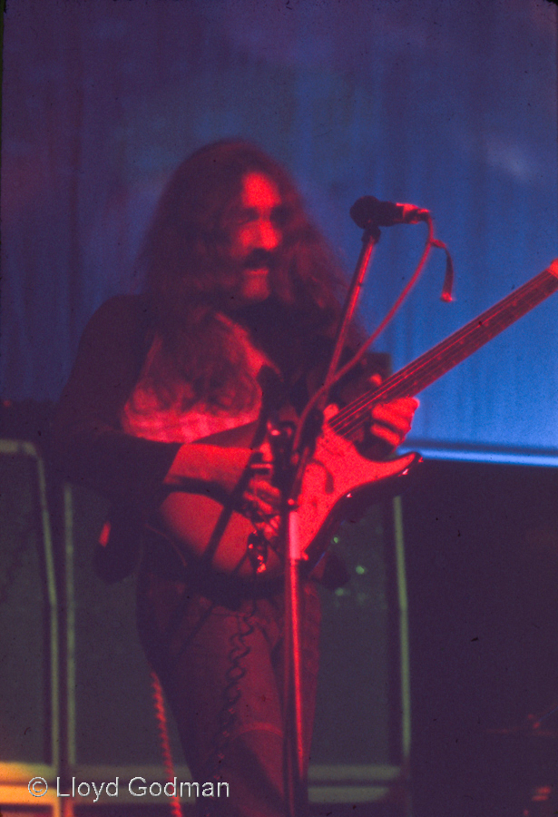 Eddie Hansen, of Ticket, New Zealand's ultimate acid band, Wellington, 1970s - photograph Lloyd Godman
