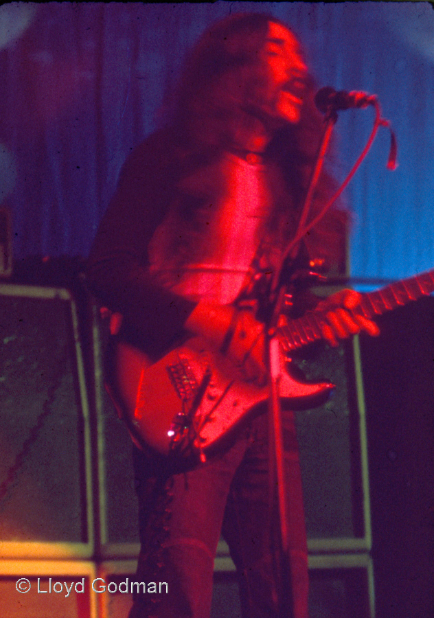 Eddie Hansen, of Ticket, New Zealand's ultimate acid band, Wellington, 1970s - photograph Lloyd Godman