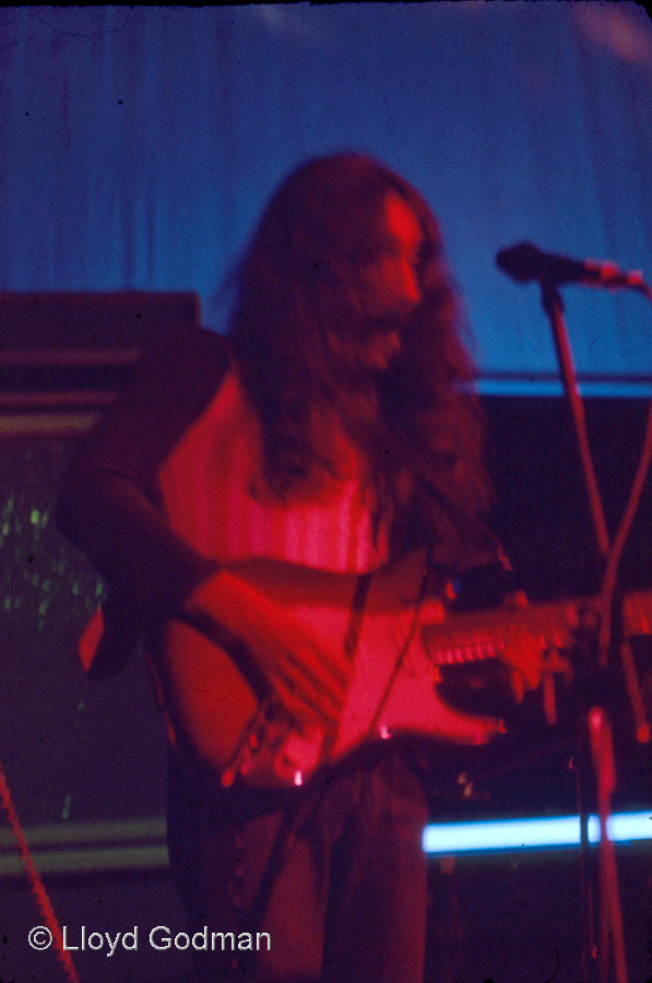 Eddie Hansen, of Ticket, New Zealand's ultimate acid band, Wellington, 1970s - photograph Lloyd Godman