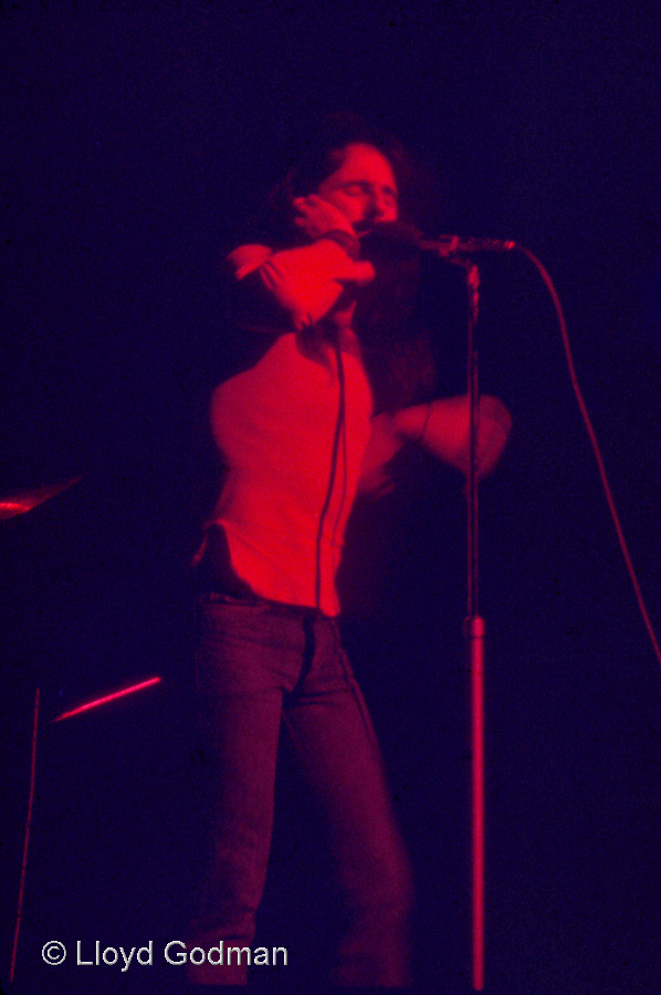 Trevor Tombleson, of Ticket, New Zealand's ultimate acid band, Wellington, 1970s - photograph Lloyd Godman
