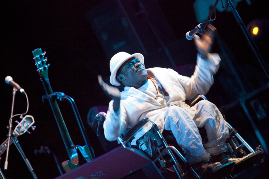 Staff Benda Bilili, Womad, Womadalaide, 2012, Photograph Lloyd Godman