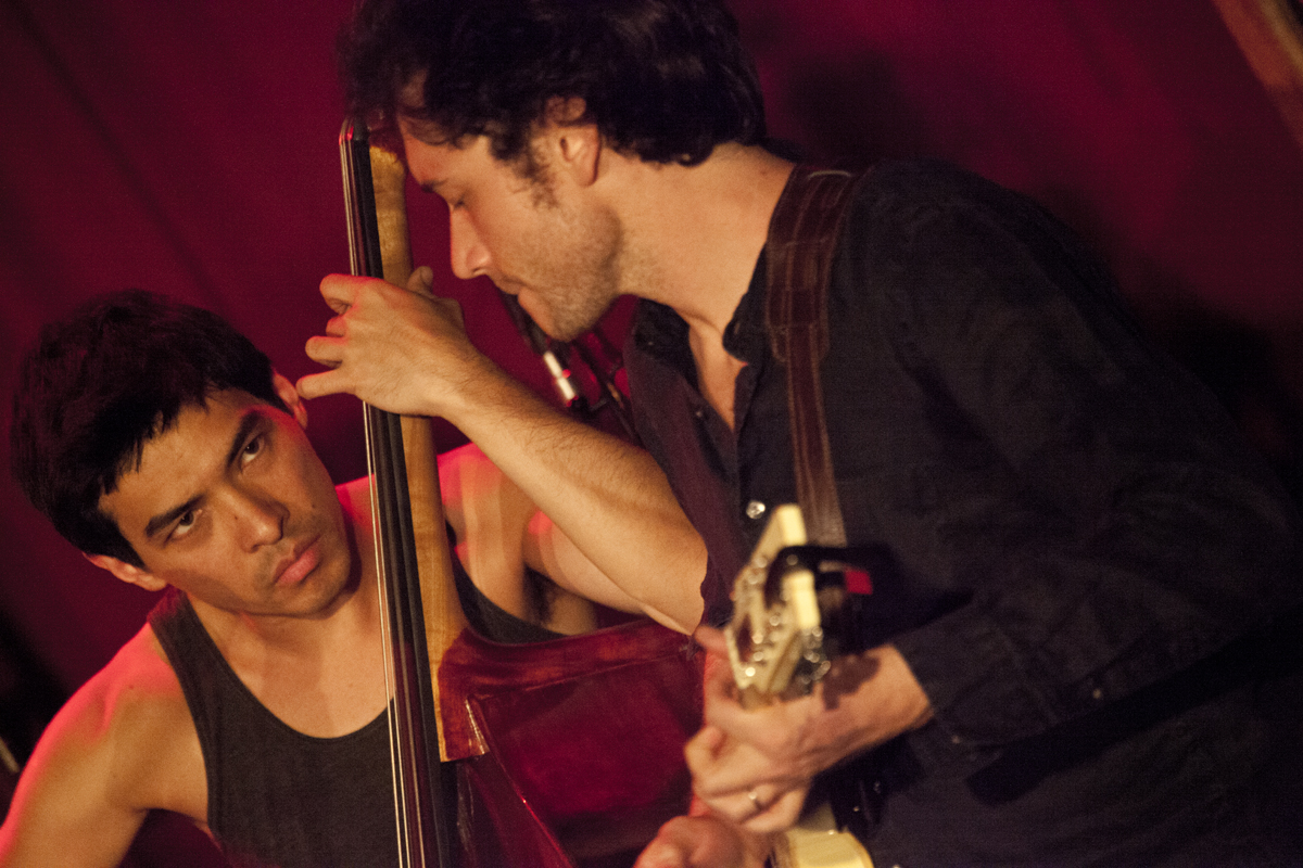 Moriarty, Spiegeltent , Lloyd Godman