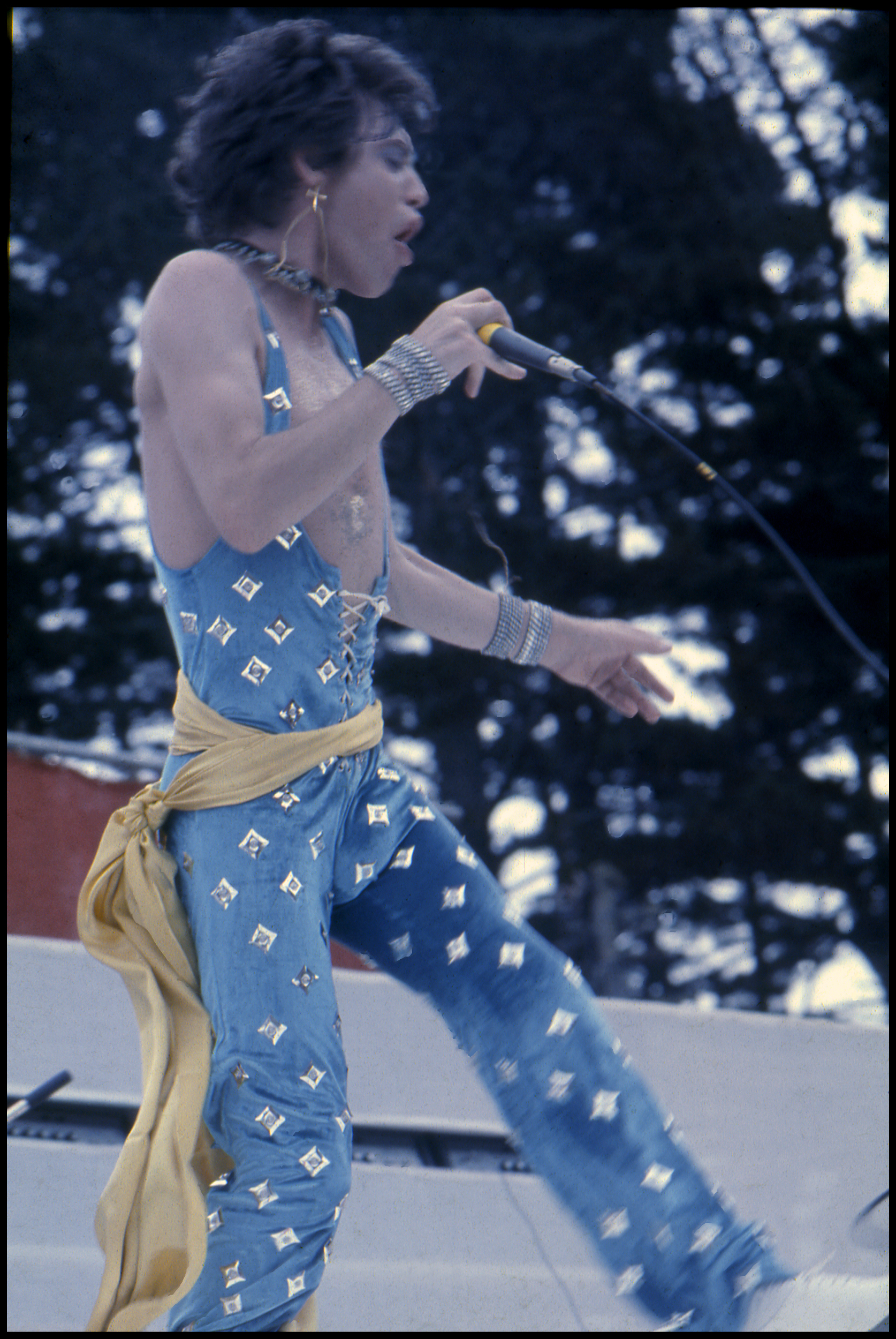 Mick Jagger, Western Springs, New Zealand, 1973, lloyd Godman