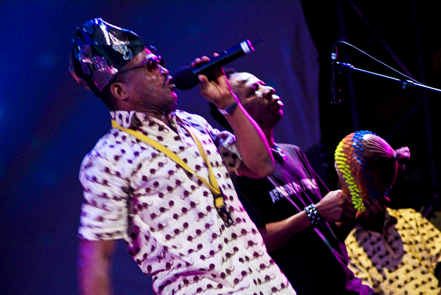 Seun Kuti and Egypt 80 - Womad - Adelaide - Australia - 2009 - Photograph Lloyd Godman
