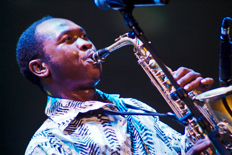 Seun Kuti and Egypt 80 - Womad - Adelaide - Australia - 2009 - Photograph Lloyd Godman