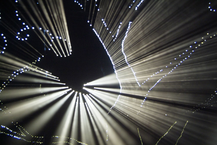 black polythene, fog, light, Lloyd Godman