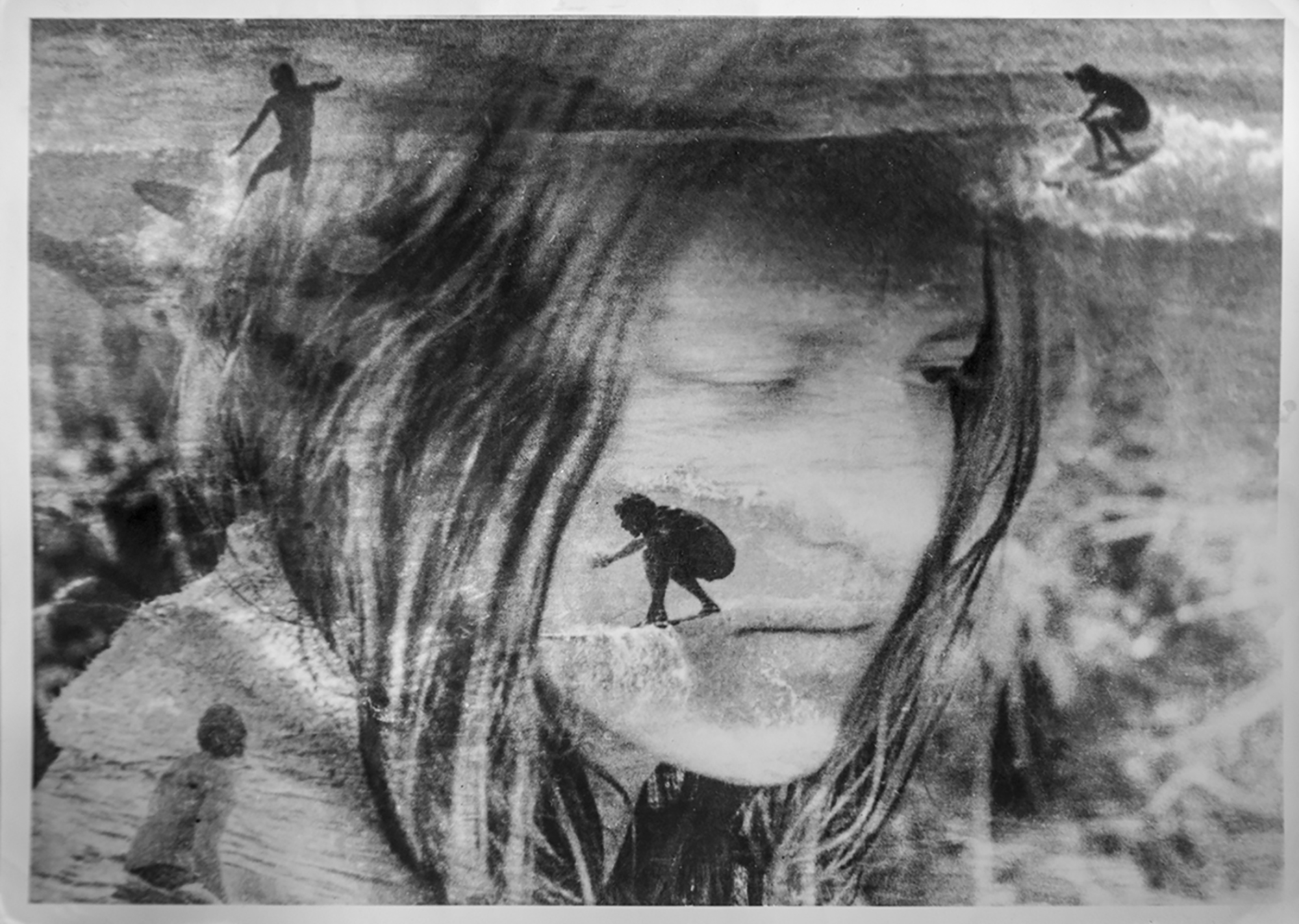 Flight, photomontage,  1983, Lloyd Godman